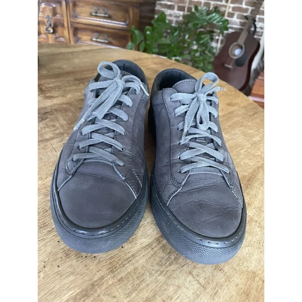 KOIO   Vera Pelle Capri Low-Top  Italian Genuine Grey Leather Women’s Sneakers 7